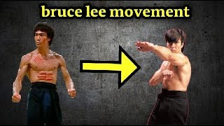 Learn bruce lee movement in wing chun