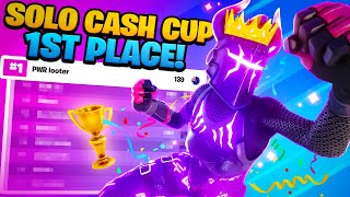 How I WON The Solo Cash Cup | PWR Looter