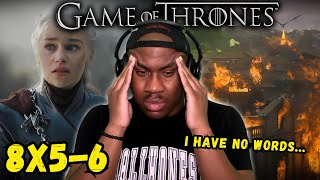 WATCHING *GAME OF THRONES* S8 E5-6 FOR THE FIRST TIME (REACTION)