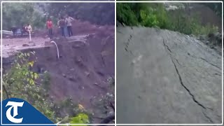 Solan Police uploads alternative route as portion of Chandigarh-Shimla road washed away