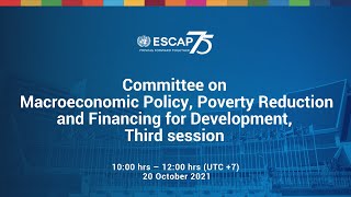 Committee on Macroeconomic Policy, Poverty Reduction and Financing for Development, Third session