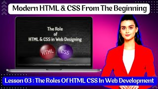 Lesson 03. The Roles Of HTML CSS In Web Development #html, #CSS, #Basic_html, #Basic_CSS ,