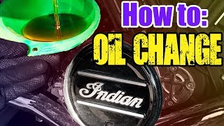 HOW TO: Indian Scout Oil Change | NO BS + ALL INFO NEEDED!