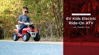 SKY1788 SKY1789 Kids Electric ATV Ride-On Toy w/ Treaded Tires