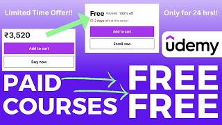 Udemy Paid Courses for FREE with FREE Certificate | Udemy Coupon Code 2023