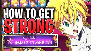 ULTIMATE NEW PLAYER GUIDE! WHAT TO FARM EVERY DAY & HOW TO PROGRESS YOUR ACCOUNT IN 7DS GRAND CROSS!