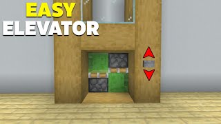 How to make a working Elevator In Minecraft Bedrock! (mcpe)
