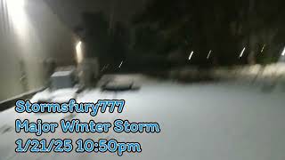 Major Winter Storm 3 - Goose Creek, SC 1/21/25