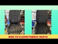 How to clean fabric seats . OCD Detailing