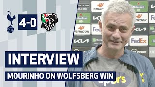 INTERVIEW | Spurs 4-0 Wolfsberger AC | Mourinho talks after qualifying for UEL Last 16