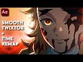 smooth twixtor + time remap tutorial - after effects