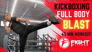 Kickboxing Full Body Blast | At Home Workout | No equipment needed
