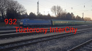 H-START 480 018 Traxx indul Tűztorony InterCity vonattal Sopronba