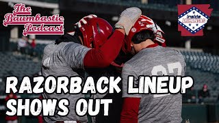 Razorback Lineup Explodes During Preseason Scrimmage