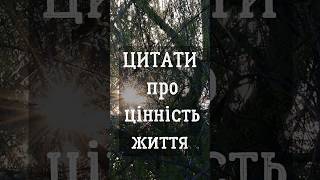 Цитати про цінність життя  #shorts