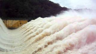 Rihand Dam All Gates Opened