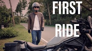 HONDA Rebel 500 first ride