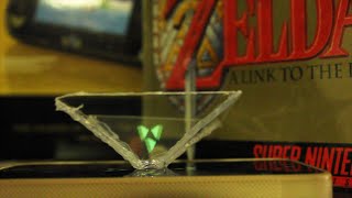 3D Hologram with a Smartphone - Legend of Zelda Triforce!