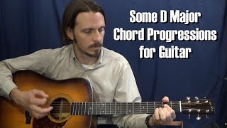 Some D Major Chord Progressions for Guitar