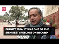 Shashi Tharoor on FM Sitharaman’s Interim Budget speech: 'Rhetorical language, disappointing'