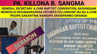 SALSANI RETREAT-O NAMBEE PA, KILLONA B SANGMA SKIPRAKA BAGHNIGAM A.CHIK CONVENTION GENERAL SECRETARY