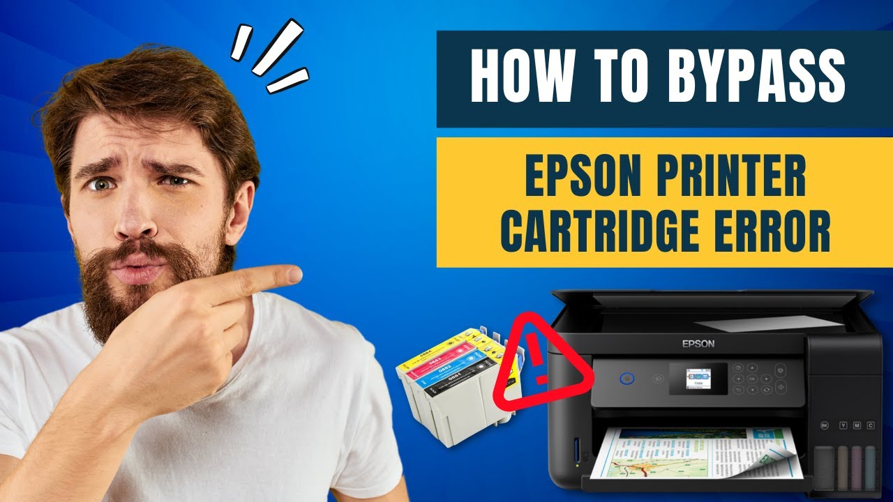 How To Bypass Epson Printer Cartridge Error? | Printer Tales - YouTube