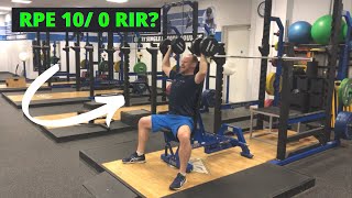 RPE/ RIR Explained!