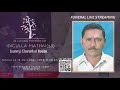 funeral service edukkala mathayi 58 sunny elavumkal