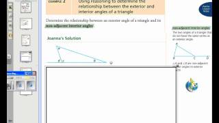 2.3 Angle Properties in Triangles