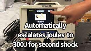 LifePak 20e AED mode