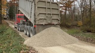 New driveway at the Boss shop!