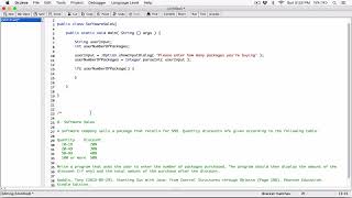 3.8. (Part 1) Software Sales - Java