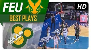 Ron Dennison dishes it to Barkley Ebona to beat the buzzer!  | FEU | Best Plays