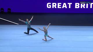 2022 Mixed Pair Dynamic Qualifying (13-19) - Harry \u0026 Lea - World Acrobatics - GBR - Richmond