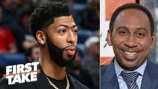 The Pelicans should offer Anthony Davis a max deal, then build around Zion - Stephen A. | First Take
