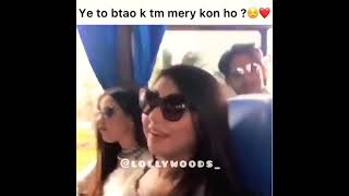 Zara Noor Abbas Singing In Van |Enjoying |Whatsapp Status