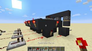 Minecraft 4 bit RAM cell tutorial Java/Bedrock