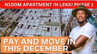 TOURING A SPACIOUS 2 BEDROOM APARTMENT IN LEKKI PHASE 1.