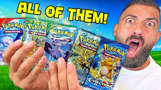 I Opened All of The Best Pokemon XY Packs! ($500)