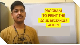 SOLID RECTANGLE PATTERN|| by mridul sir