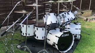 Tama Granstar Metallica Black Album Tour Tribute Kit 10,12,13,14,16,18,22,22 + 14 Snare