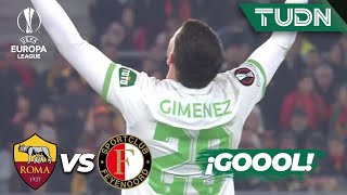 ¡GOOL de Santi Giménez! ¡BEBOTE! | Roma 0-1 Feyenoord | UEFA Europa League 2023/24 - Playoffs | TUDN