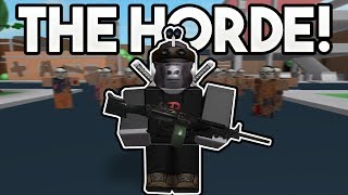 FIGHTING ZOMBIE HORDES! | ROBLOX: Zombie Attack