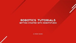 getting started with robotstudio