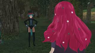 MMD ASFR - Yunaka meets a magician in the woods