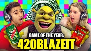 GAME OF THE YEAR: 420BLAZEIT (Teens React: Gaming)