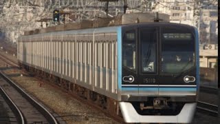 東京メトロ東西線総武各駅停車線内三鷹駅から中野駅まで前面展望映像