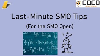 (not quite a) SMO Open Crash Course