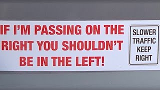 Slower traffic keep right: North Port man selling bumper stickers for frustrated FL drivers