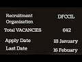 dfccil mts recruitment 2025 railway recruitment 2025 govt. job recruitment mts recruitment